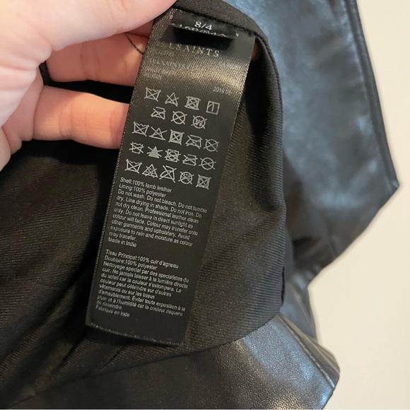 All Saints Dalby leather biker jacket NWOT - Picture 12 of 12